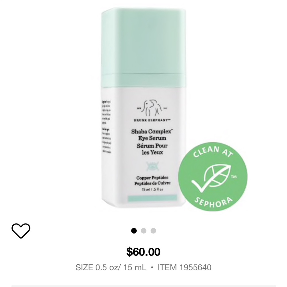 Drunk Elephant Shaba Complex Eye Serum